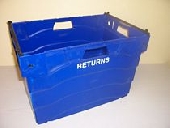 ALISON HANDLING. USED DH702(N) PAXTON USED BAIL ARM STACK & NEST PLASTIC CRATE&nbsp;&nbsp;PLASTIC BOXES PLASTIC CRATES